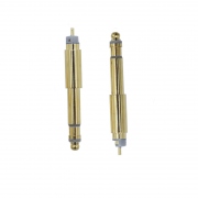 4.4三级5.8盘44L镀金白胶耳机插头