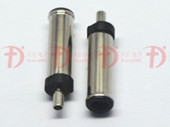DC插头-5010DC 21L镀镍黑胶