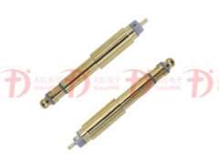 4.4三级5.8盘44L镀金白胶耳机插头 4.4插头