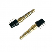 3.5四级4.5D3.0T26.0L镀金白胶-PCB插头