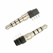 PCB插头-3.5mm四级4.5盘26L 黑胶 